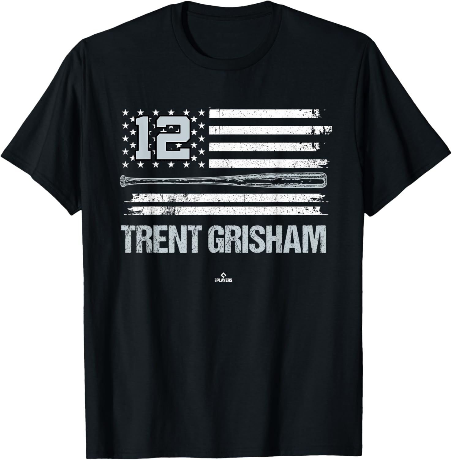 Usa Flag Bat Trent Grisham New York Baseball Mlbpa