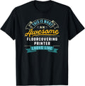 Funny Floorcovering Printer Shirt Awesome Job Occupation