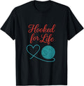 Hooked for Life Knitting Heart Yarn Design