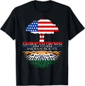 Indian Roots American Grown Tree Flag Usa India Asian