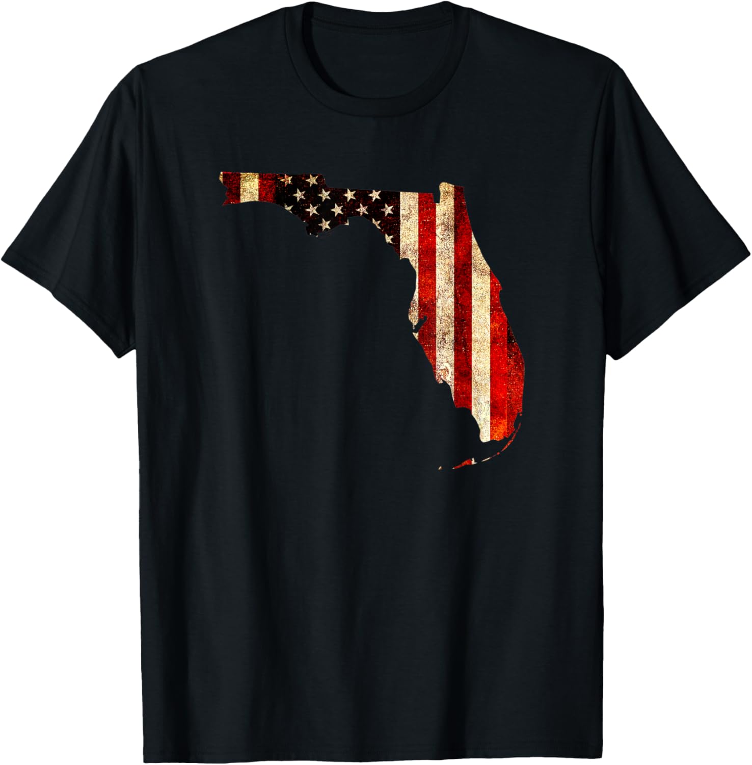 Florida American Flag T Shirt Stars And Stripes Shirt