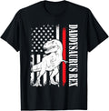 Daddy Saurus Rex Daddysaurus American Flag Fathers Day