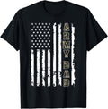 Mens Army Dad American Flag Fathers Day Military Usa Dad Life