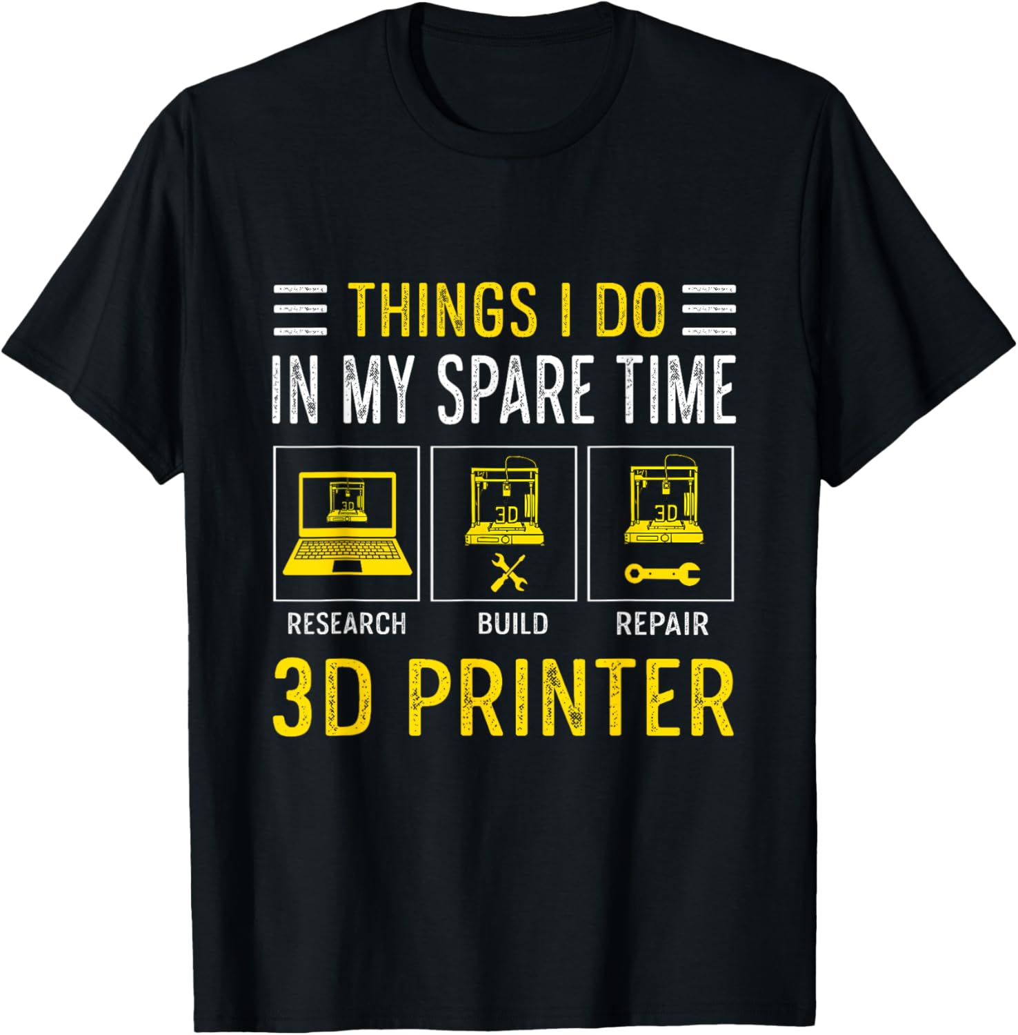 Funny Things I Do Research Build Repair 3D Printer