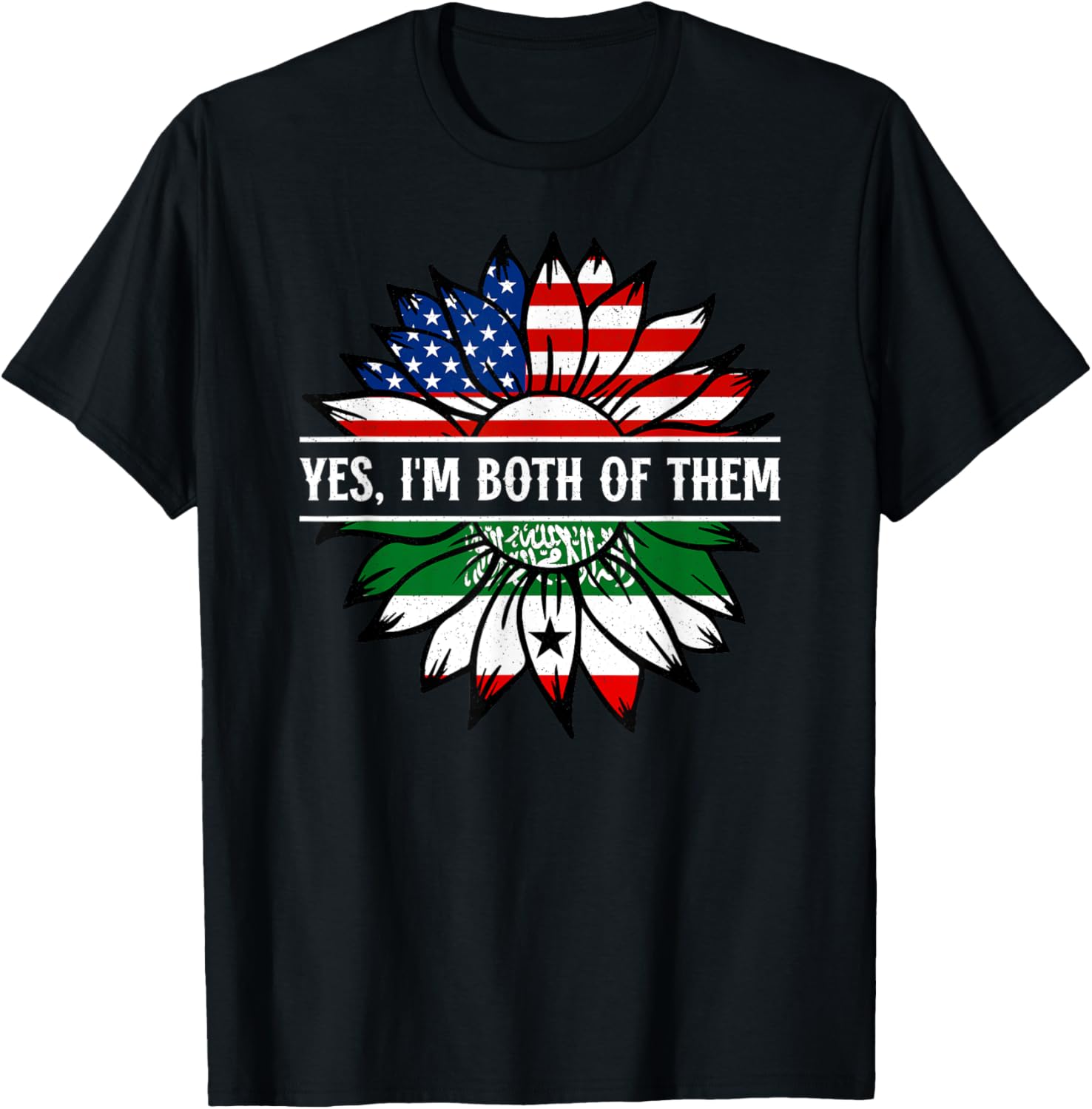 Yes Im Both Of Them Somaliland Usa America Flag