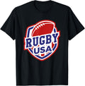 Rugby Usa Support The Team Shirt Football Usa Flag