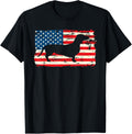 Dachshund American Flag Shirt 4Th Of July Dog Patriotic