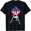 Usa Charcoal Kettle Grill Shirt July 4Th Grill Gift