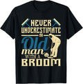 Never Underestimate An Old Man With A Broom Curling Curler