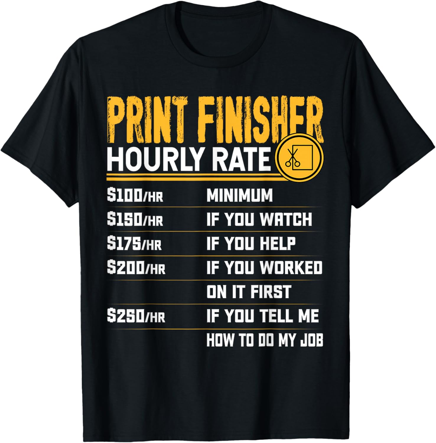 Print Finisher Hourly Rate Funny Printer Operator