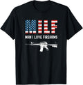 Milf Man I Love Firearms Gun Rights Ar 15 Patriotic Usa Flag