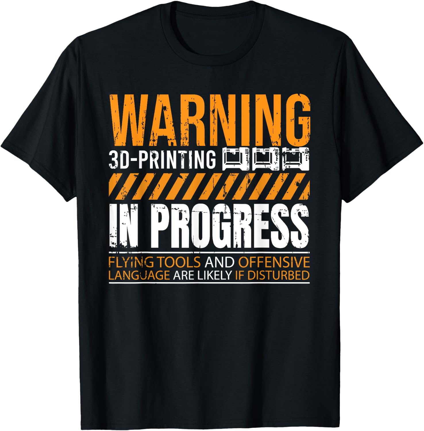 Warning 3D Printing In Progress 3D Printer