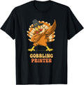 Dabbing Turkey Printer Funny Thanksgiving