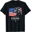 Proud Great Dane Dad American Flag Patriotic Giant Dog