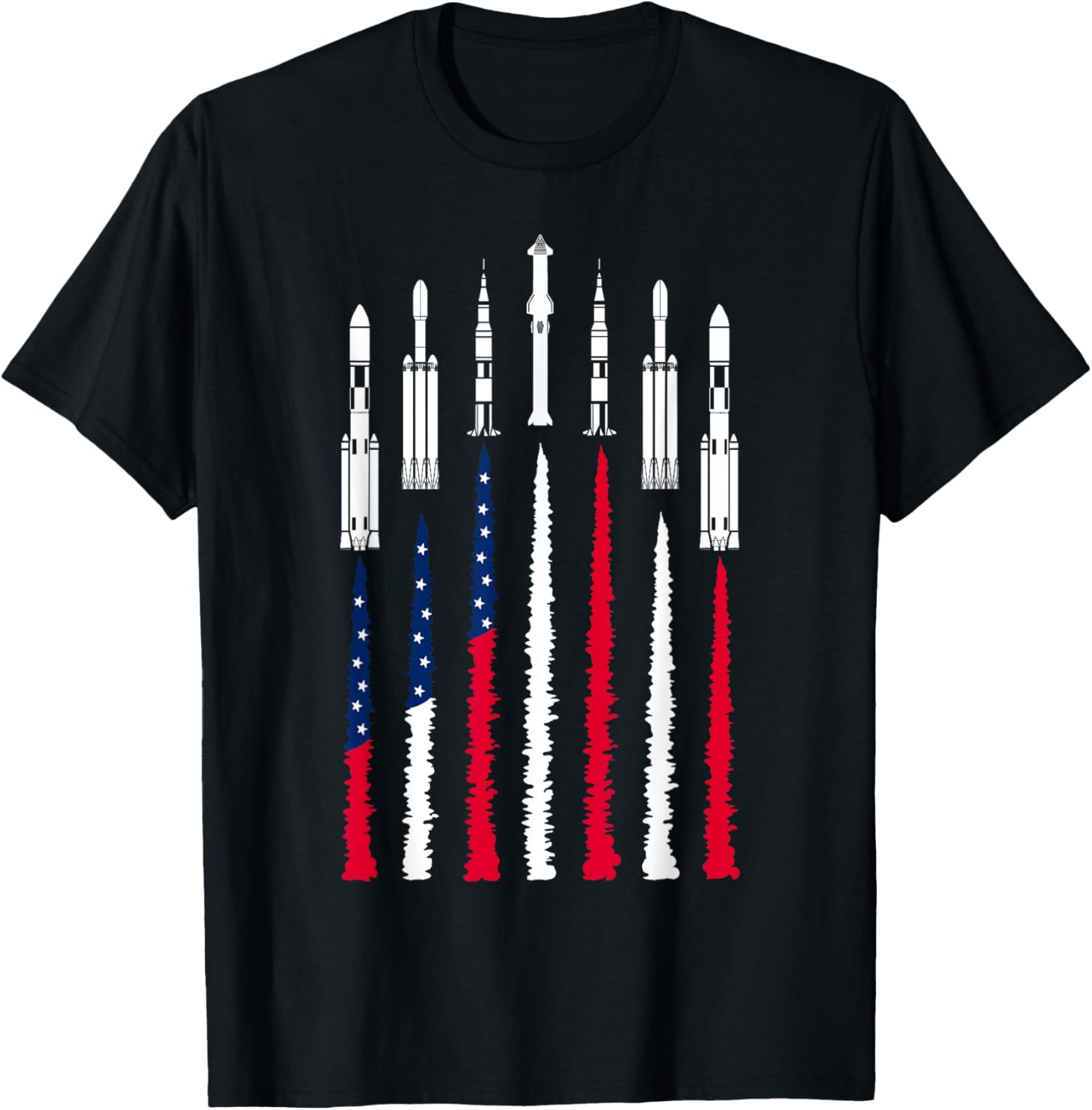 Usa Space Rockets 4Th Of July Men Women Kids Funny Patriotic