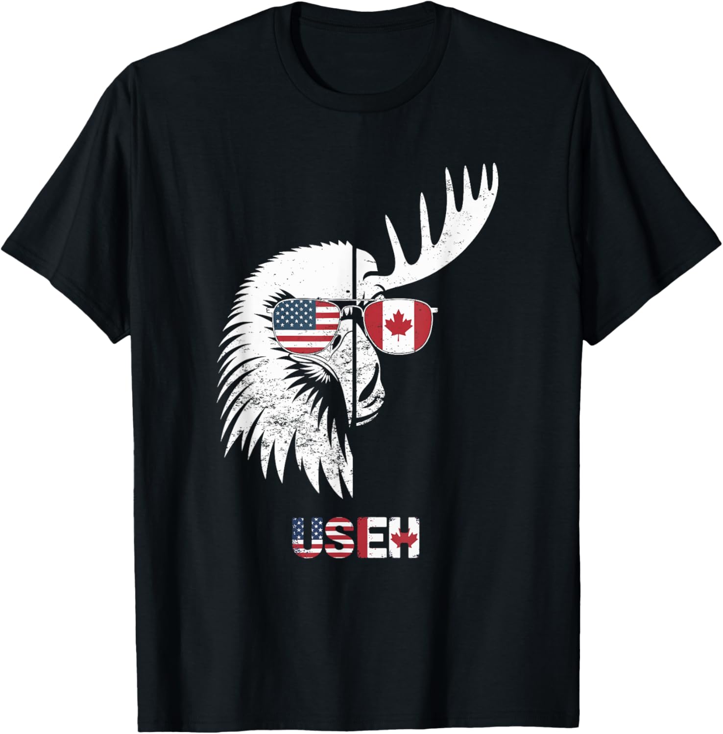 Useh Canadian American Ameri Can Usa Flag Canada 4Th Of July