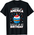 4th of July Birthday Party Boy Girl Fourth of July Birthday USA Design 256