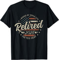 Retired 2025 I Worked My Whole Life For This Shirt Usa Flag