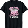 Quilting because murder is wrong - Quilting needle and yarn