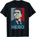 Ronald Reagan President T Shirt Usa America Tee