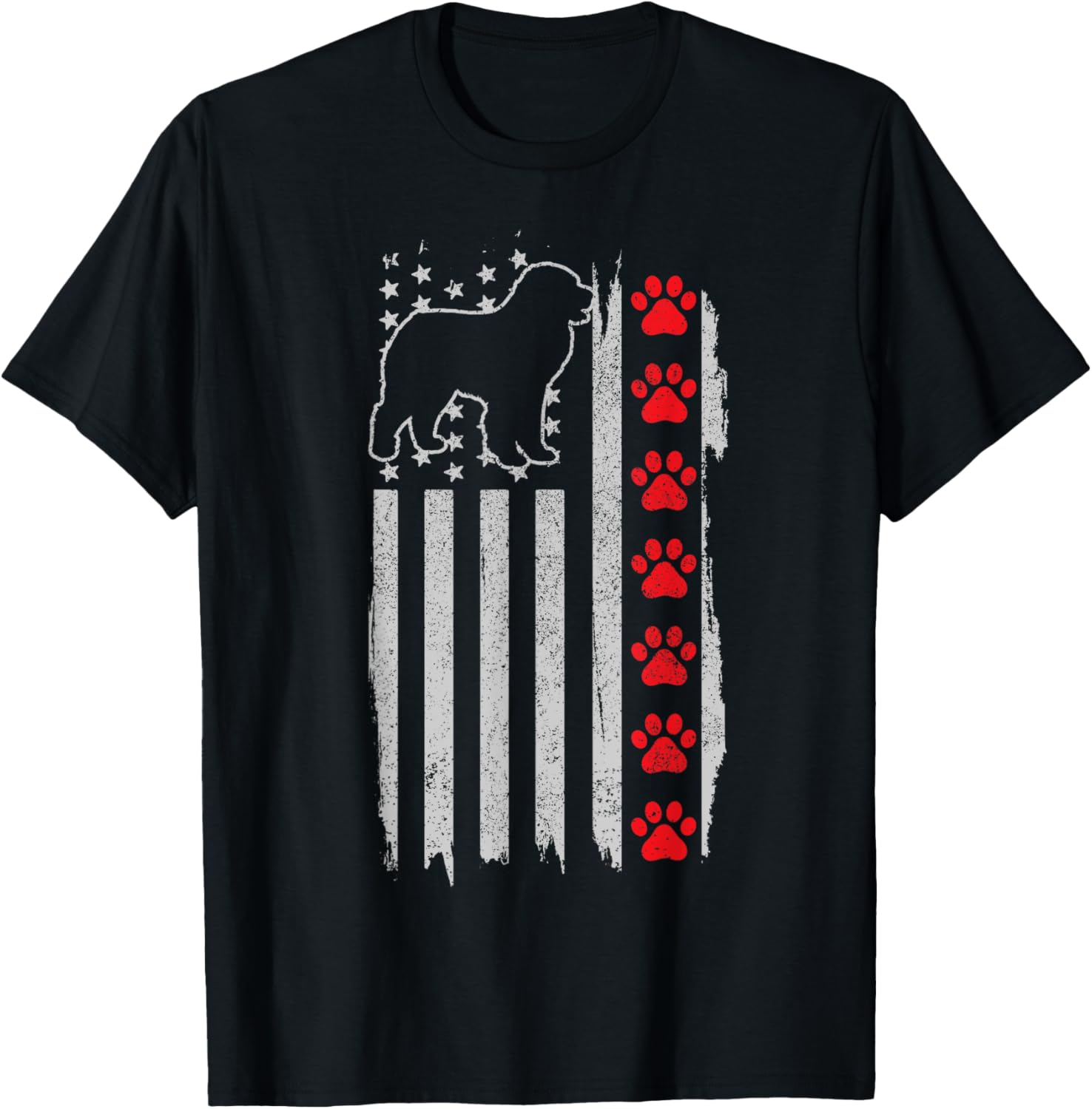 Great Pyrenees American Flag 4Th Of July Patriotic Dog