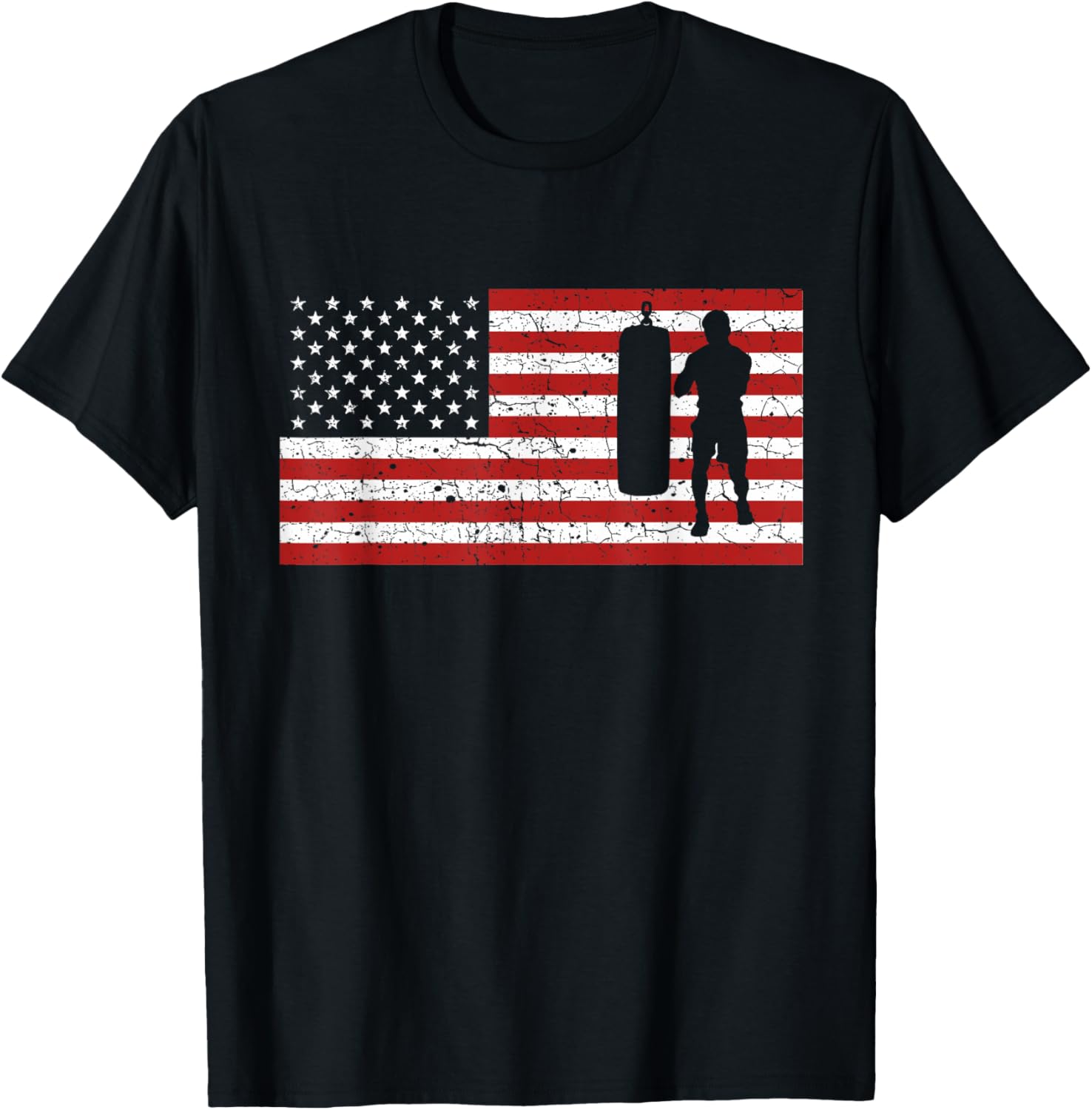 American Flag Boxing T Shirt Boxing Gift Men Women