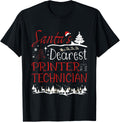 Printer Technician Xmas Job Funny Christmas