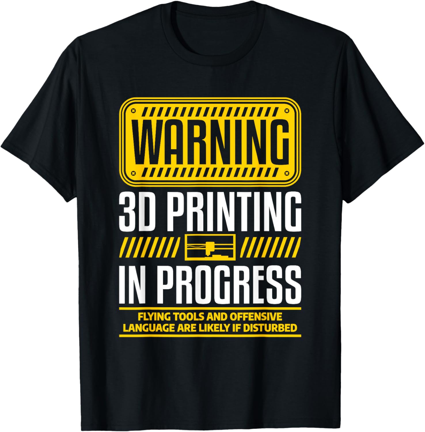 Warning 3D Printing In Progress Flying Tools Print Printer