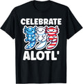 Cute American Axolotls 4Th Of July Red White Blue Axolotl