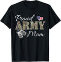 Pride Military Mom With Dog Tag Us Flag