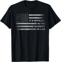Its Official Im The Favorite Son In Law Usa Flag Mothers Day