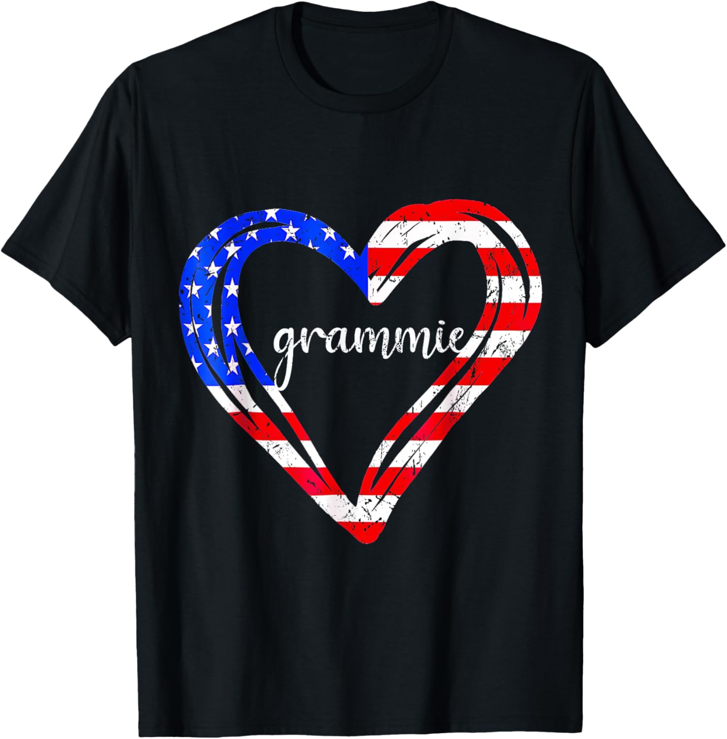 Heart 4Th Of July Funny American Flag Grammie Lover