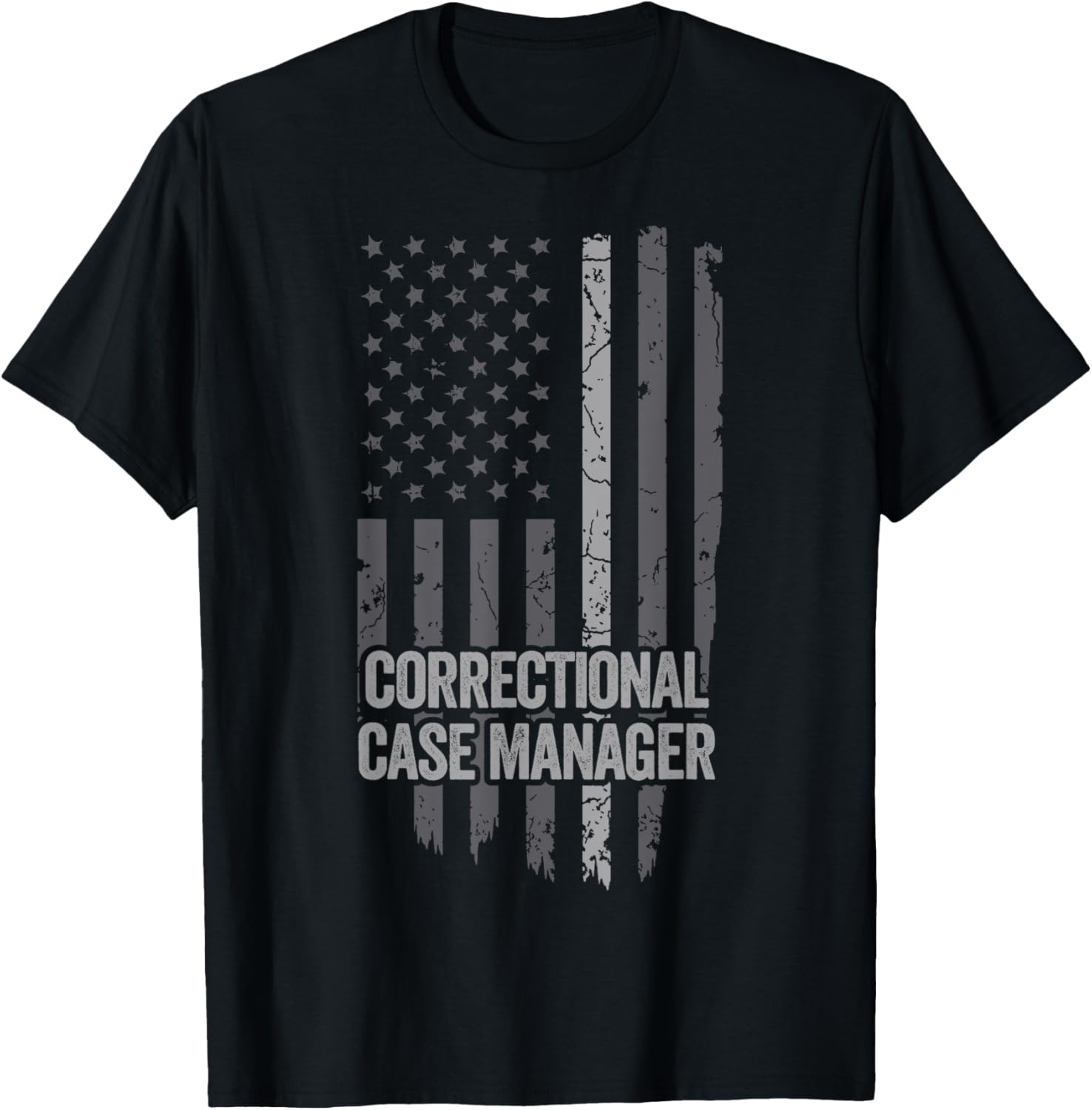 American Flag Thin Line Correctional Case Manager
