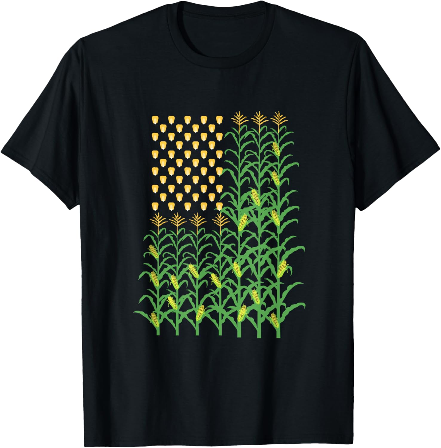 Corn Farmer American Flag Crop Farmers Farm Farming Gift