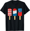 Retro Patriotic July 4Th Popsicle Red White Blue Flag Usa