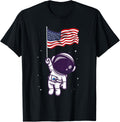 4Th Of July Astronaut Usa American Flag Funny Patriotic