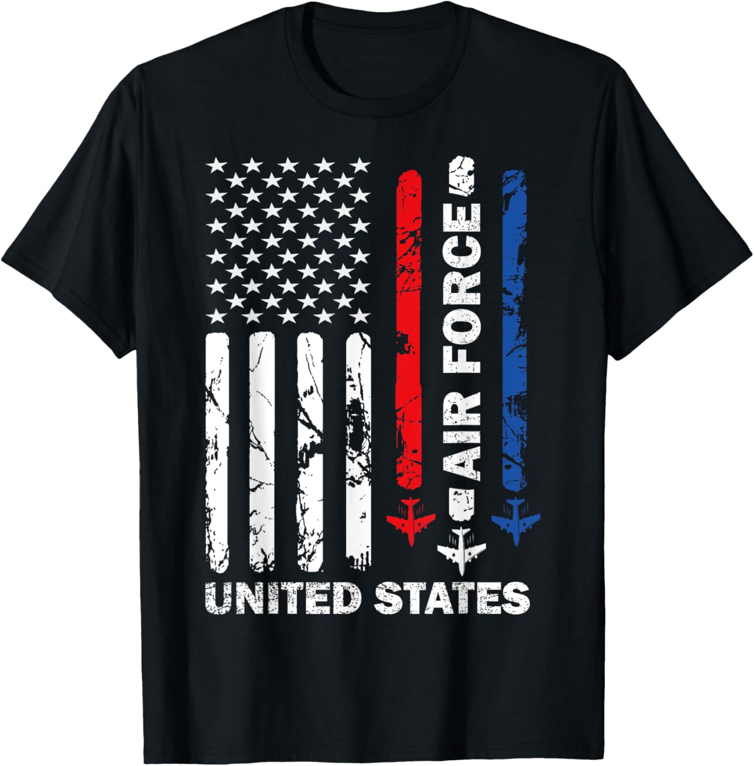 United States Air Force American Vintage Usa Flag Patriotic