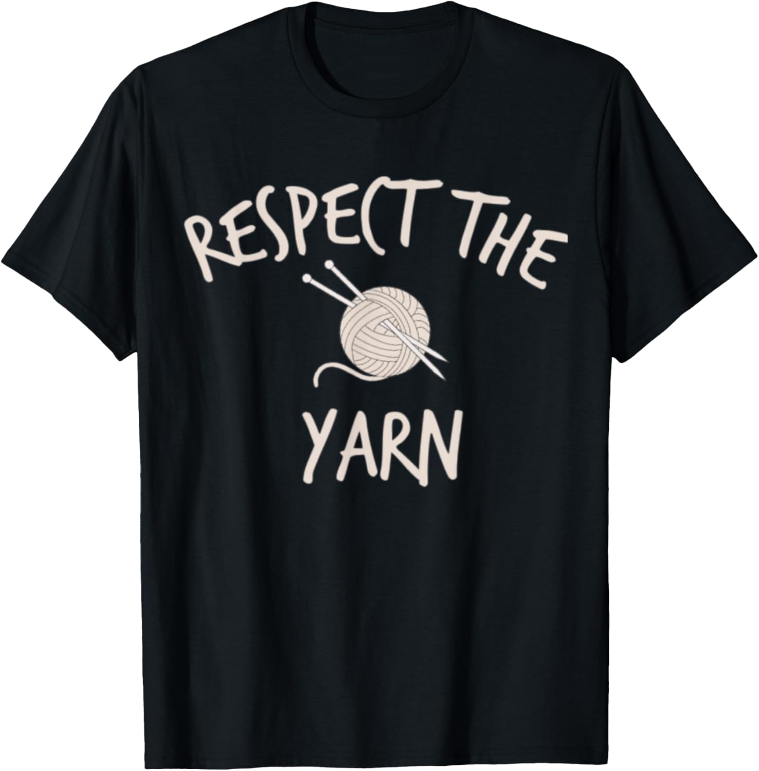 Funny Respect The Yarn Knitting Grandma Mom Yarn Lover Gift