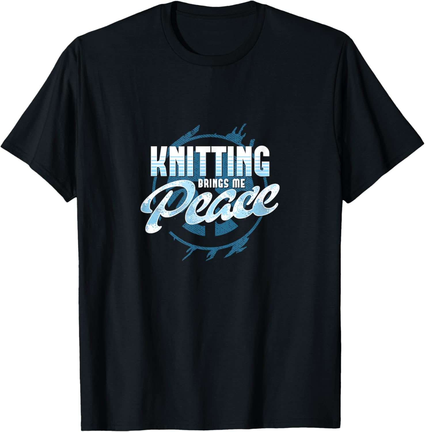 Knitting Brings Me Peace - Relaxing Hobby for Yarn Lovers