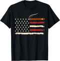 Fun Cigar Smoking Usa American Flag 4Th Of July Smoke Mens