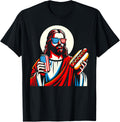 Funny Jesus Usa American Christian Patriotic Beer Hotdog