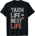Yarn Life Best Life Crochet T Shirt Crochet Lover