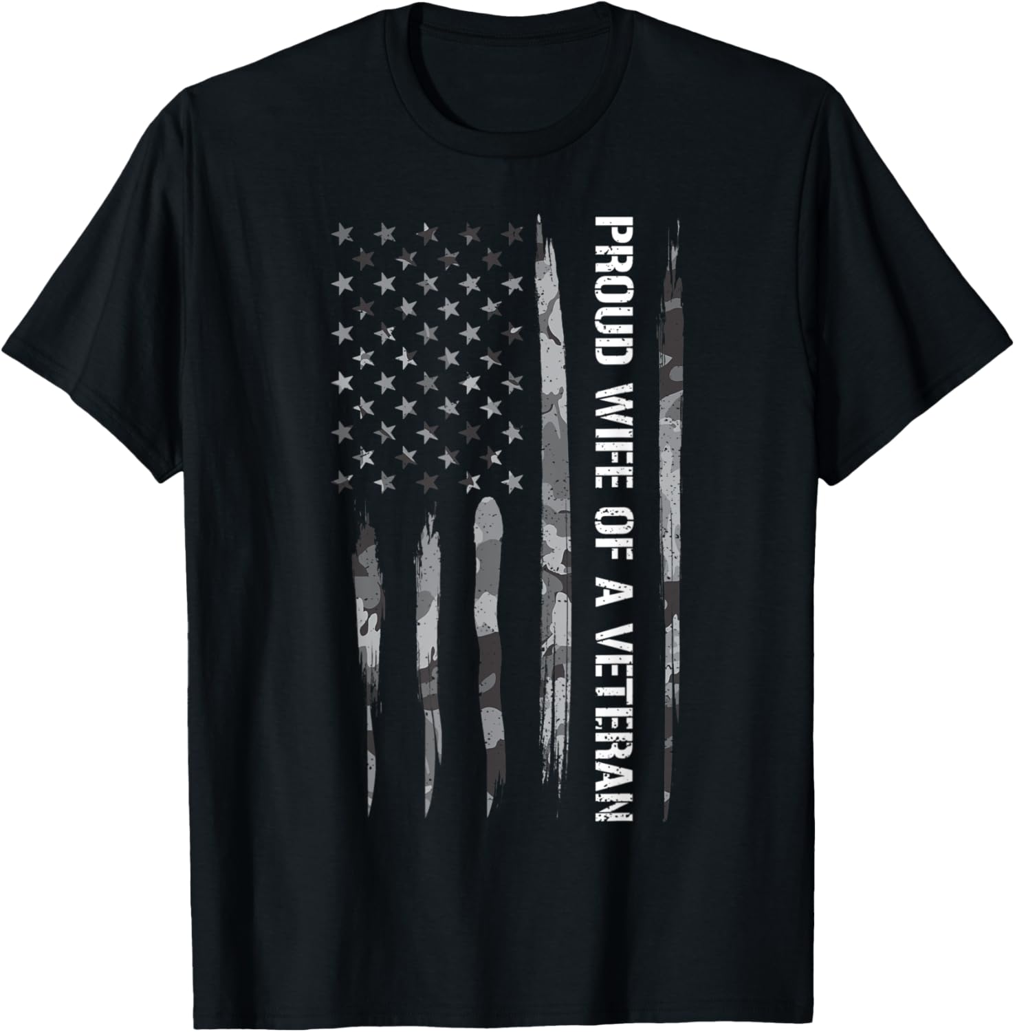 Wife Proud Wife Of A Veteran American Flag