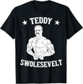 Teddy Roosevelt Theodore Swolesvelt Body Building Usa Flag