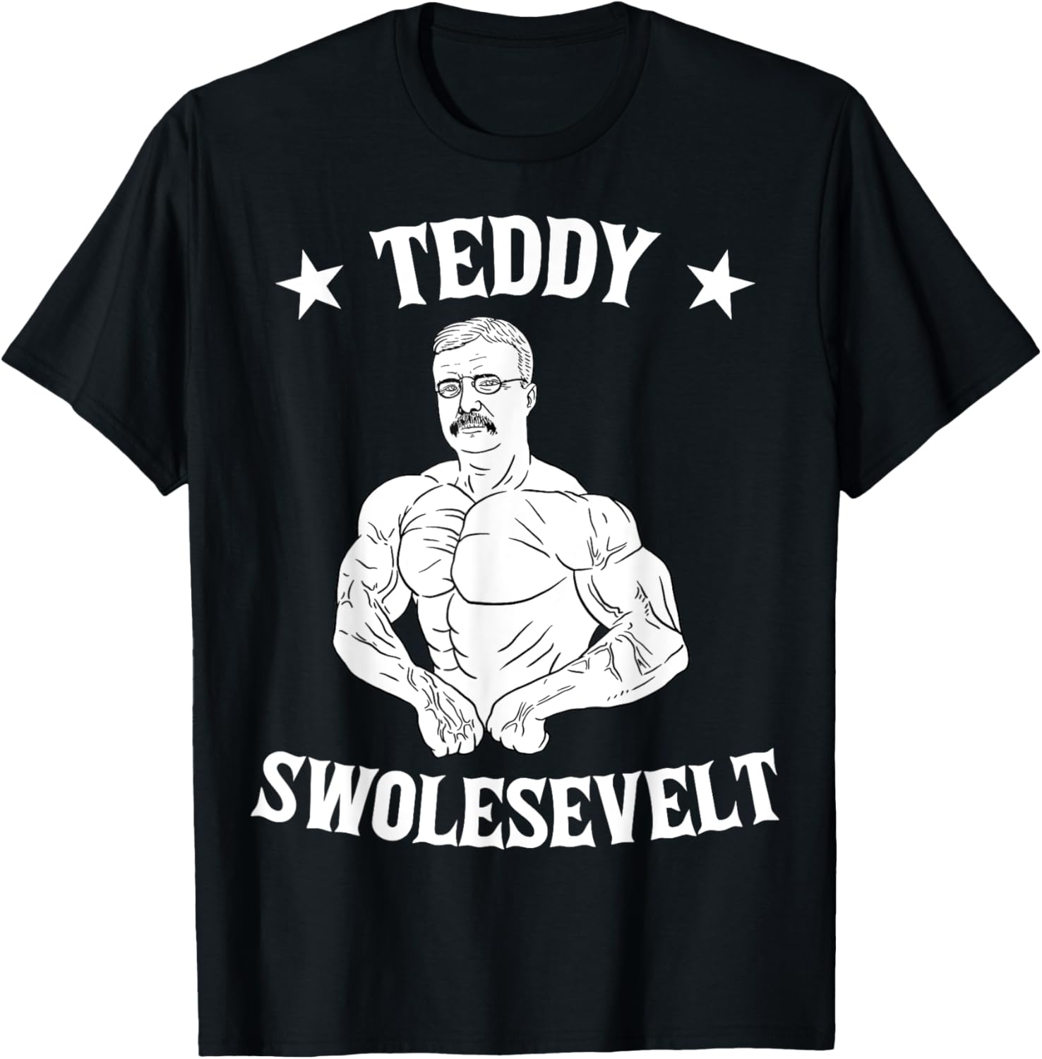 Teddy Roosevelt Theodore Swolesvelt Body Building Usa Flag