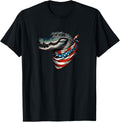 Alligator Gator American Flag Funny Fourth Of July America