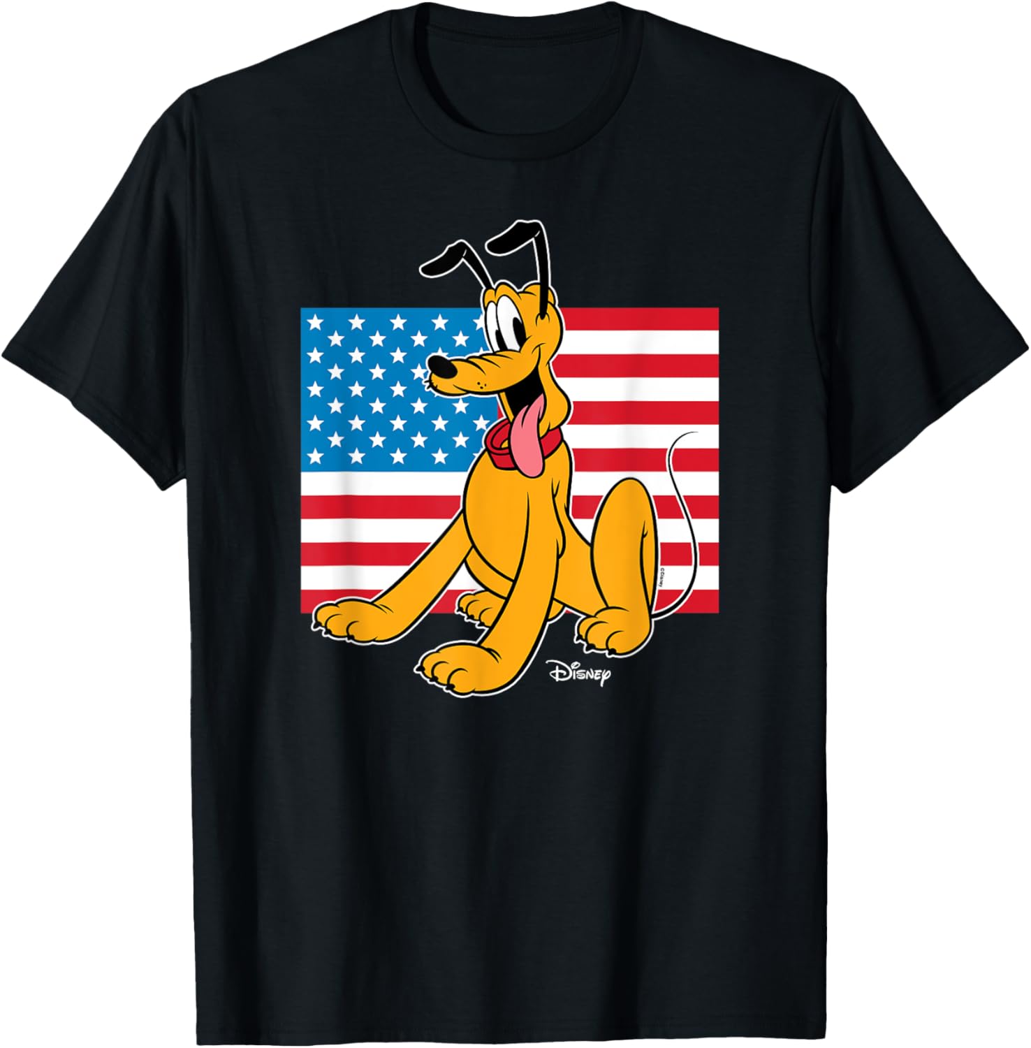 Pluto Patriotic Americana Usa Flag