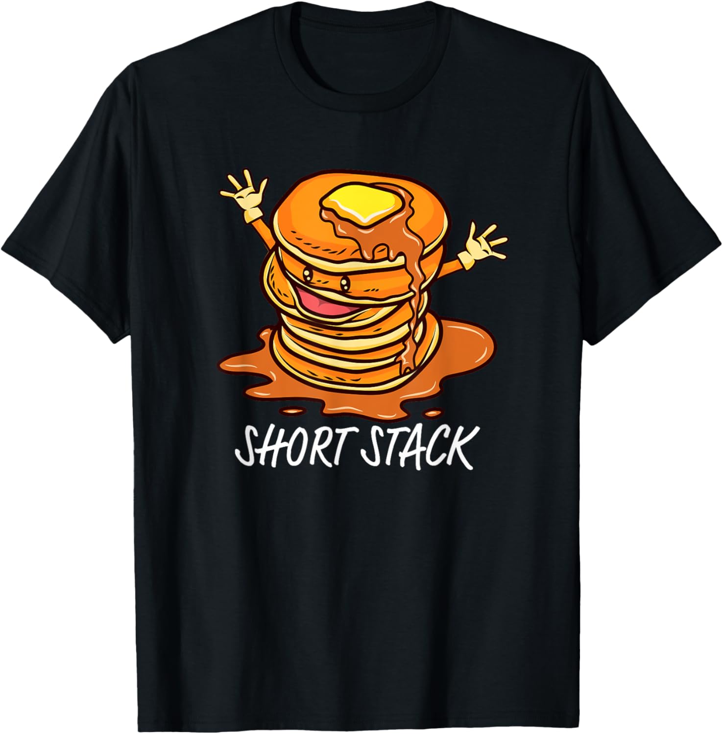 Funny Stack Of Pancakes Cute Kawaii Pancakes Short Stack
