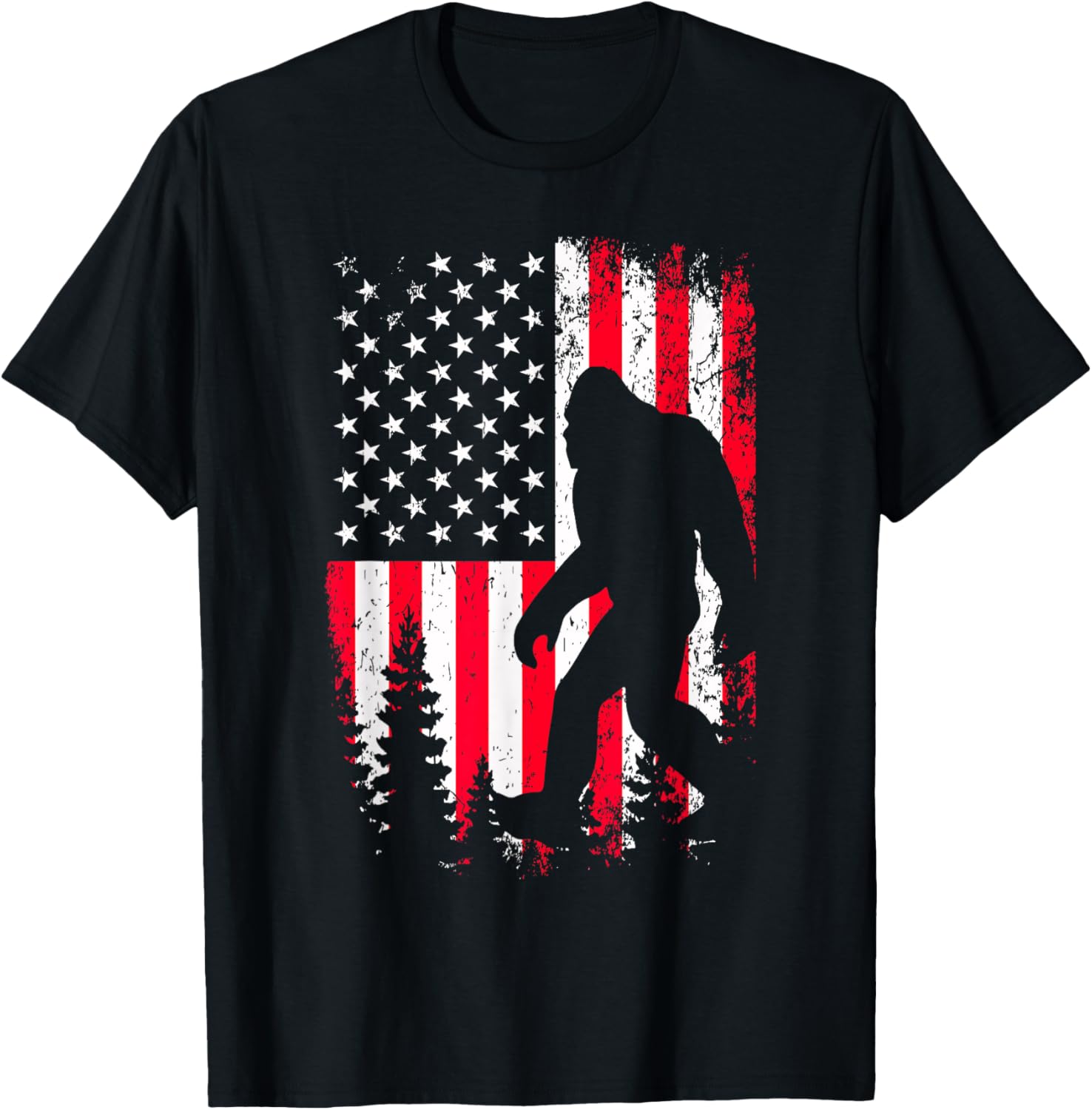 Bigfoot Sasquatch Firecracker American Usa Funny 4Th Of July