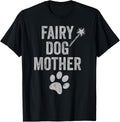 Fairy Dogmother Dog Mother Paw Print Funny Mom Of Dogs Retro